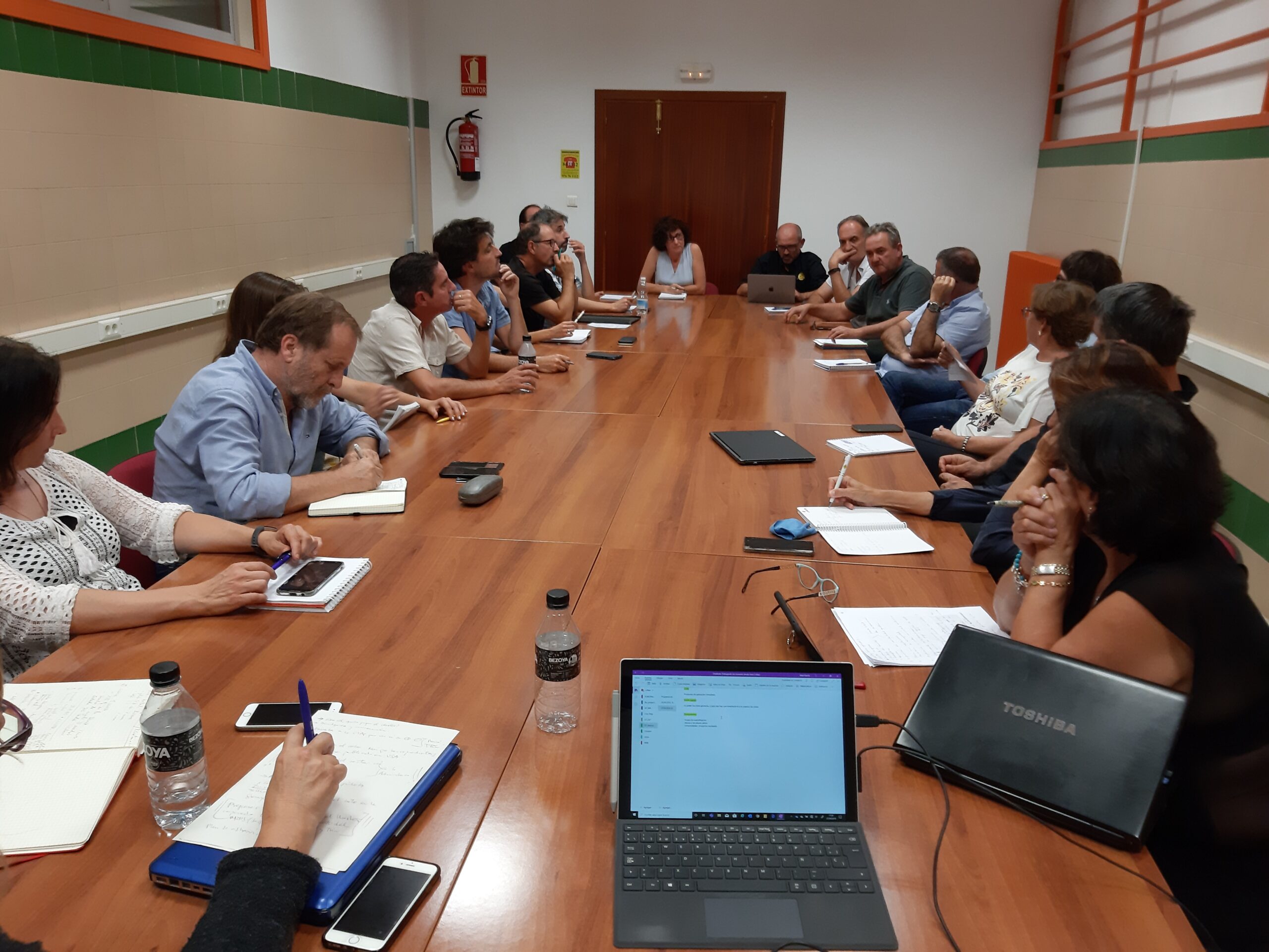Visita de la consultora Laura Batista