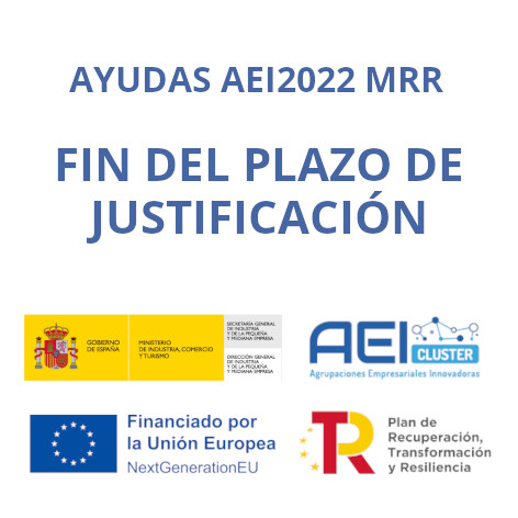 Fin del plazo de justificación ayudas AEI2022b (MRR)