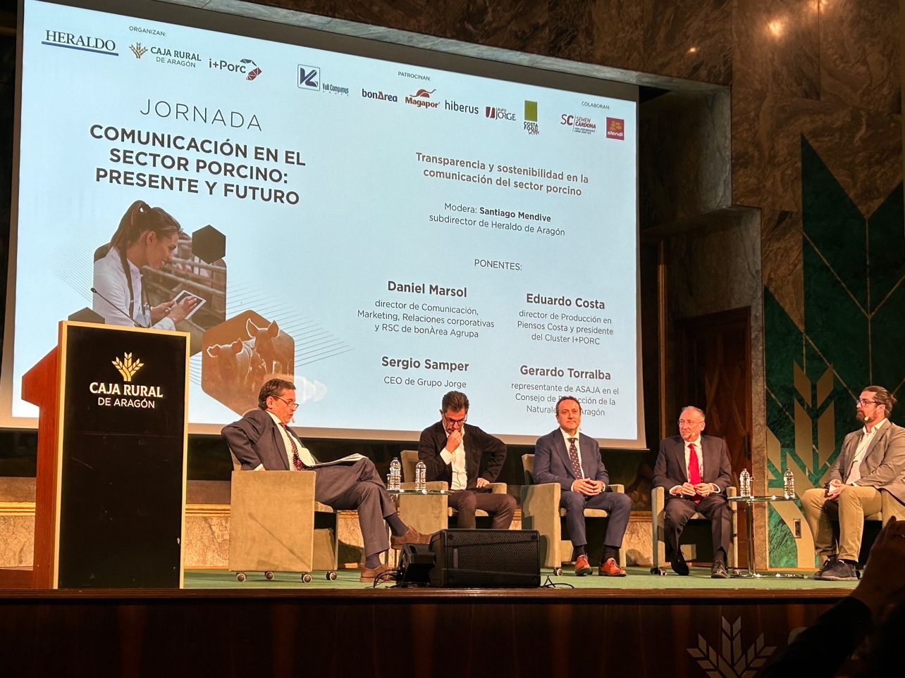 i+Porc en la Jornada de Heraldo de Aragón: “Comunicación en el sector porcino: presente y futuro»