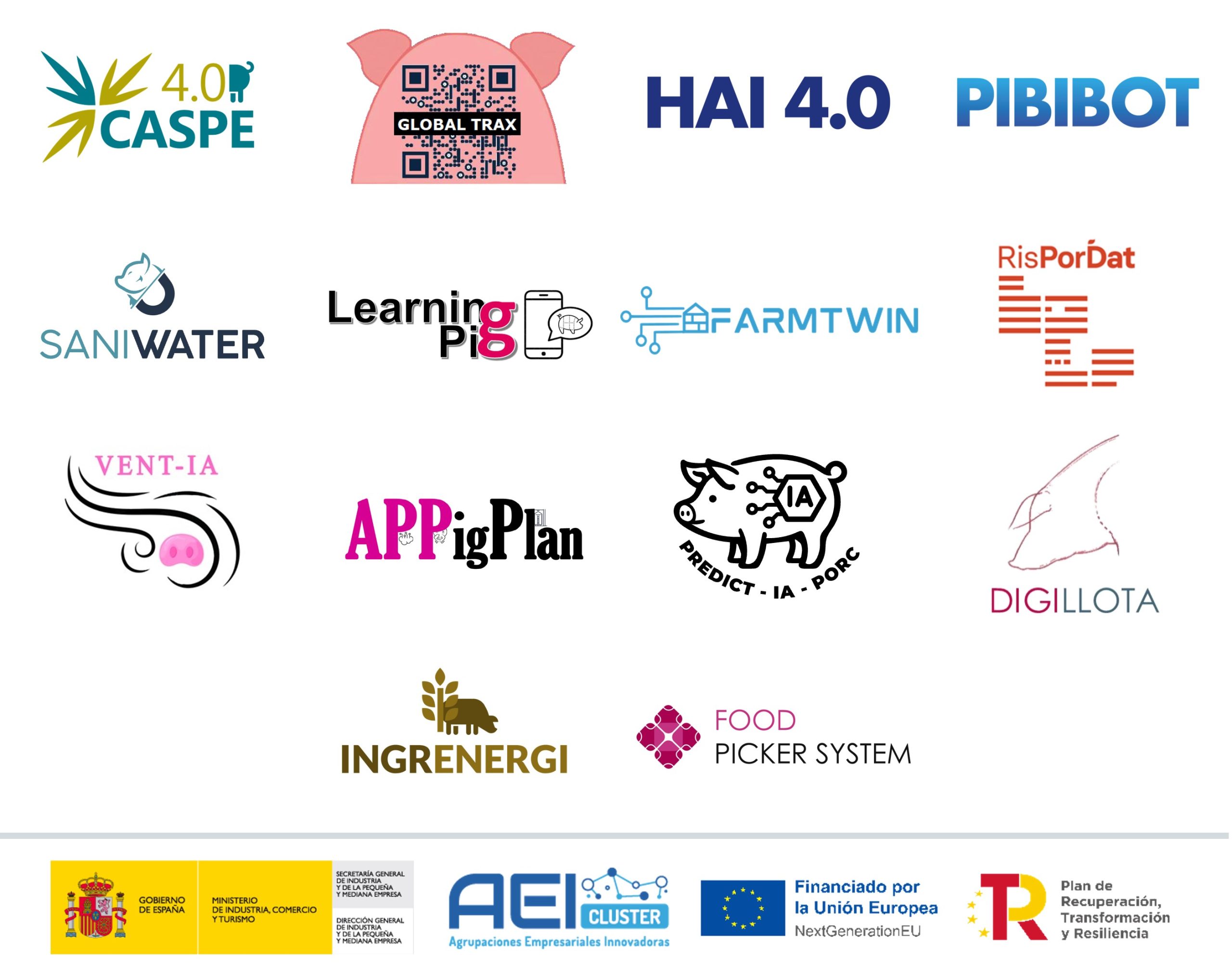 Ronda de presentación de proyectos AEI2023 en las sesiones del Grupo de Trabajo de Innovación i+Porc de enero, febrero y marzo